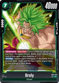 Broly - Wish For Shenron - Dragon Ball Super: Fusion World card