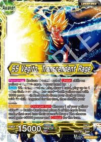 Vegito // SS Vegito, Transcendent Rage - Prismatic Clash - Dragon Ball Super: Masters card