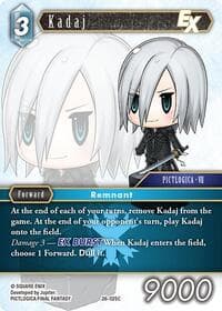 Kadaj EX - Gunslinger in the Abyss - Final Fantasy TCG card