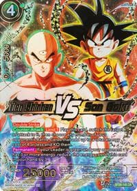 Tien Shinhan VS Son Goku - Prismatic Clash - Dragon Ball Super: Masters card
