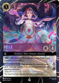 Belle - Accomplished Mystic - Disney Lorcana Promo Cards - Disney Lorcana card