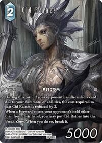 Cid Raines (Full Art) - Gunslinger in the Abyss - Final Fantasy TCG card