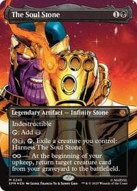 The Soul Stone (Borderless) - Marvel's Spider-Man - Magic: The Gathering card