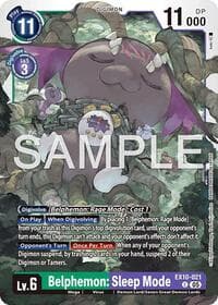 Belphemon: Sleep Mode - Sinister Order - Digimon Card Game card