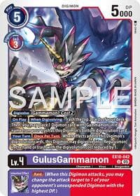 GulusGammamon - Sinister Order - Digimon Card Game card