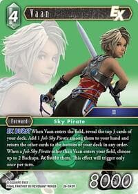 Vaan EX - Gunslinger in the Abyss - Final Fantasy TCG card