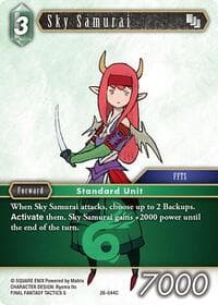 Sky Samurai - Gunslinger in the Abyss - Final Fantasy TCG card