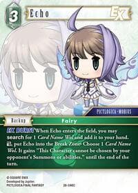 Echo EX - Gunslinger in the Abyss - Final Fantasy TCG card