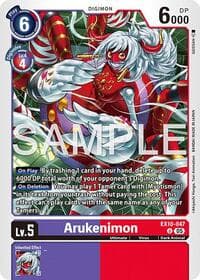 Arukenimon - Sinister Order - Digimon Card Game card