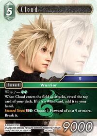 Cloud - Gunslinger in the Abyss - Final Fantasy TCG card
