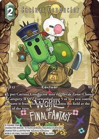 Cactuar Conductor (Full Art) - Gunslinger in the Abyss - Final Fantasy TCG card