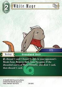 White Mage - Gunslinger in the Abyss - Final Fantasy TCG card