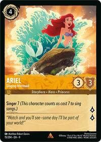 Ariel - Singing Mermaid - Fabled - Disney Lorcana card