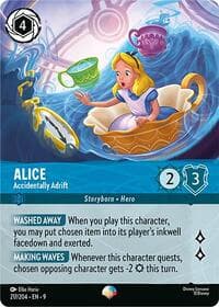 Alice - Accidentally Adrift (Epic) - Fabled - Disney Lorcana card