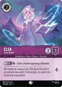 Elsa - Snow Queen (Epic) - Fabled - Disney Lorcana card