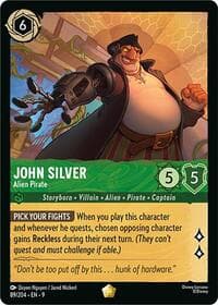 John Silver - Alien Pirate - Fabled - Disney Lorcana card