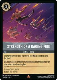 Strength of a Raging Fire - Fabled - Disney Lorcana card