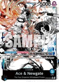 Ace & Newgate (Parallel) - ST-22: Starter Deck 22 Ace & Newgate - One Piece Card Game card