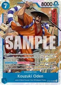 Kouzuki Oden - ST-22: Starter Deck 22 Ace & Newgate - One Piece Card Game card