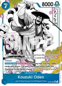Kouzuki Oden (Parallel) - ST-22: Starter Deck 22 Ace & Newgate - One Piece Card Game card