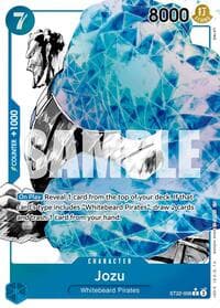 Jozu (Parallel) - ST-22: Starter Deck 22 Ace & Newgate - One Piece Card Game card