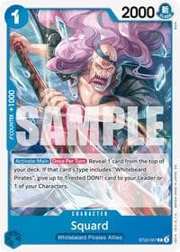 Squard - ST-22: Starter Deck 22 Ace & Newgate - One Piece Card Game card