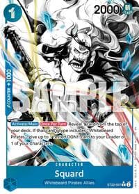 Squard (Parallel) - ST-22: Starter Deck 22 Ace & Newgate - One Piece Card Game card