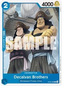 Decalvan Brothers - ST-22: Starter Deck 22 Ace & Newgate - One Piece Card Game card
