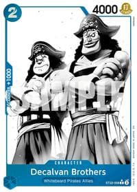 Decalvan Brothers (Parallel) - ST-22: Starter Deck 22 Ace & Newgate - One Piece Card Game card