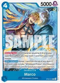 Marco - ST-22: Starter Deck 22 Ace & Newgate - One Piece Card Game card