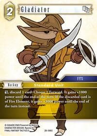 Gladiator - Gunslinger in the Abyss - Final Fantasy TCG card
