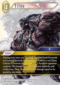 Titan - Gunslinger in the Abyss - Final Fantasy TCG card