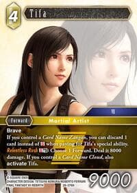 Tifa - Gunslinger in the Abyss - Final Fantasy TCG card