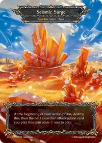 Seismic Surge (Crystal) (Marvel) - Mastery Pack Guardian - Flesh and Blood TCG card