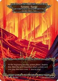 Seismic Surge (Lava) (Marvel) - Mastery Pack Guardian - Flesh and Blood TCG card