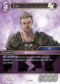 Gav EX - Gunslinger in the Abyss - Final Fantasy TCG card