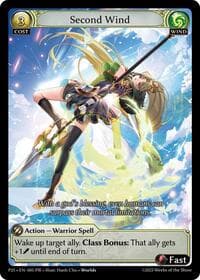 Second Wind - Promotional Cards - Grand Archive TCG card
