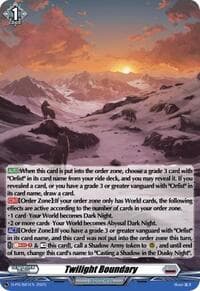 Twilight Boundary (Foil) - D Promo Cards - Cardfight Vanguard card