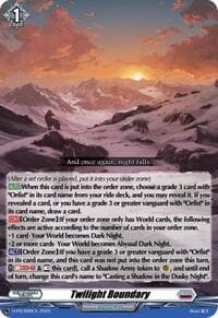 Twilight Boundary - D Promo Cards - Cardfight Vanguard card
