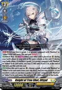 Knight of True Shot, Illtyyd - D Promo Cards - Cardfight Vanguard card