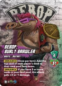 Bebop, Burly Brawler - Teenage Mutant Ninja Turtles - UniVersus card