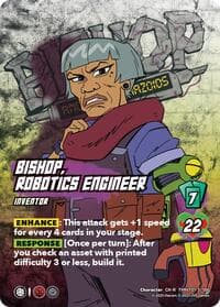 Bishop, Robotics Engineer - Teenage Mutant Ninja Turtles - UniVersus card