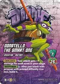 Donatello, the Smart One - Teenage Mutant Ninja Turtles - UniVersus card