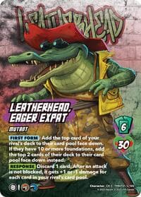 Leatherhead, Eager Expat - Teenage Mutant Ninja Turtles - UniVersus card