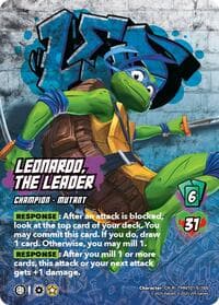 Leonardo, the Leader - Teenage Mutant Ninja Turtles - UniVersus card