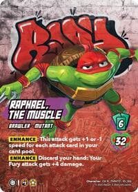 Raphael, the Muscle - Teenage Mutant Ninja Turtles - UniVersus card