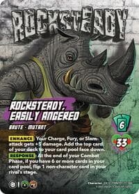 Rocksteady, Easily Angered - Teenage Mutant Ninja Turtles - UniVersus card