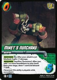 Mikey's Nunchaku - Teenage Mutant Ninja Turtles - UniVersus card