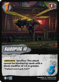 Swooping In - Teenage Mutant Ninja Turtles - UniVersus card