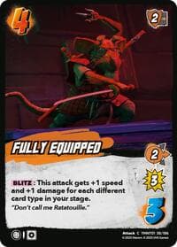Fully Equipped - Teenage Mutant Ninja Turtles - UniVersus card